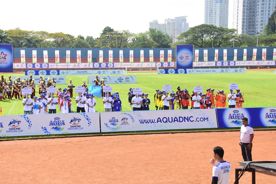 Final Aqua Danone Nation Club 2016 SSB Mitra Manakarra Peringkat ke 11.