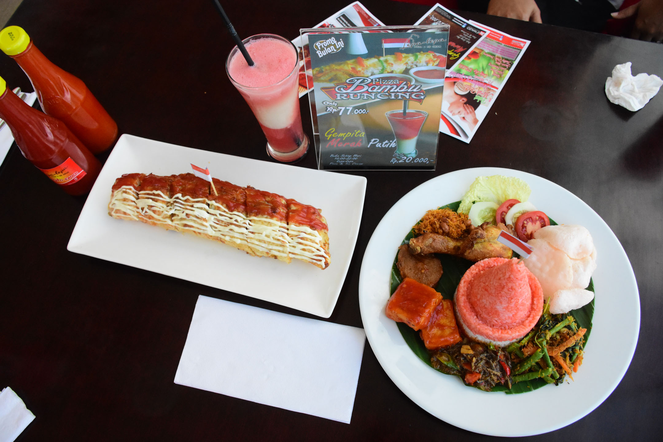 71 Tahun RI, d'Maleo serba Merah Putih