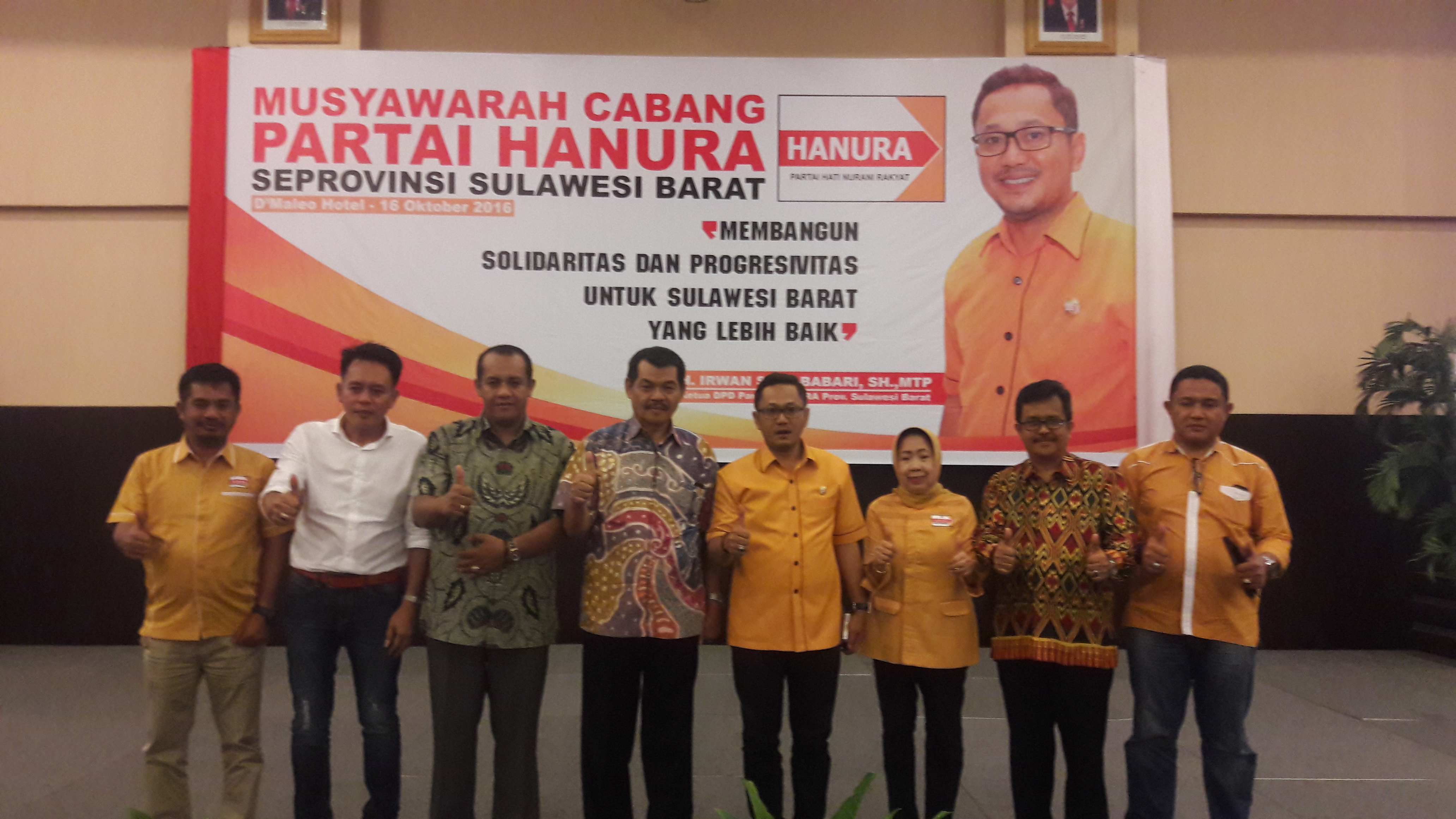 Target Partai Hanura Sulbar Pileg 2019 , Minimal Masuk Tiga Besar