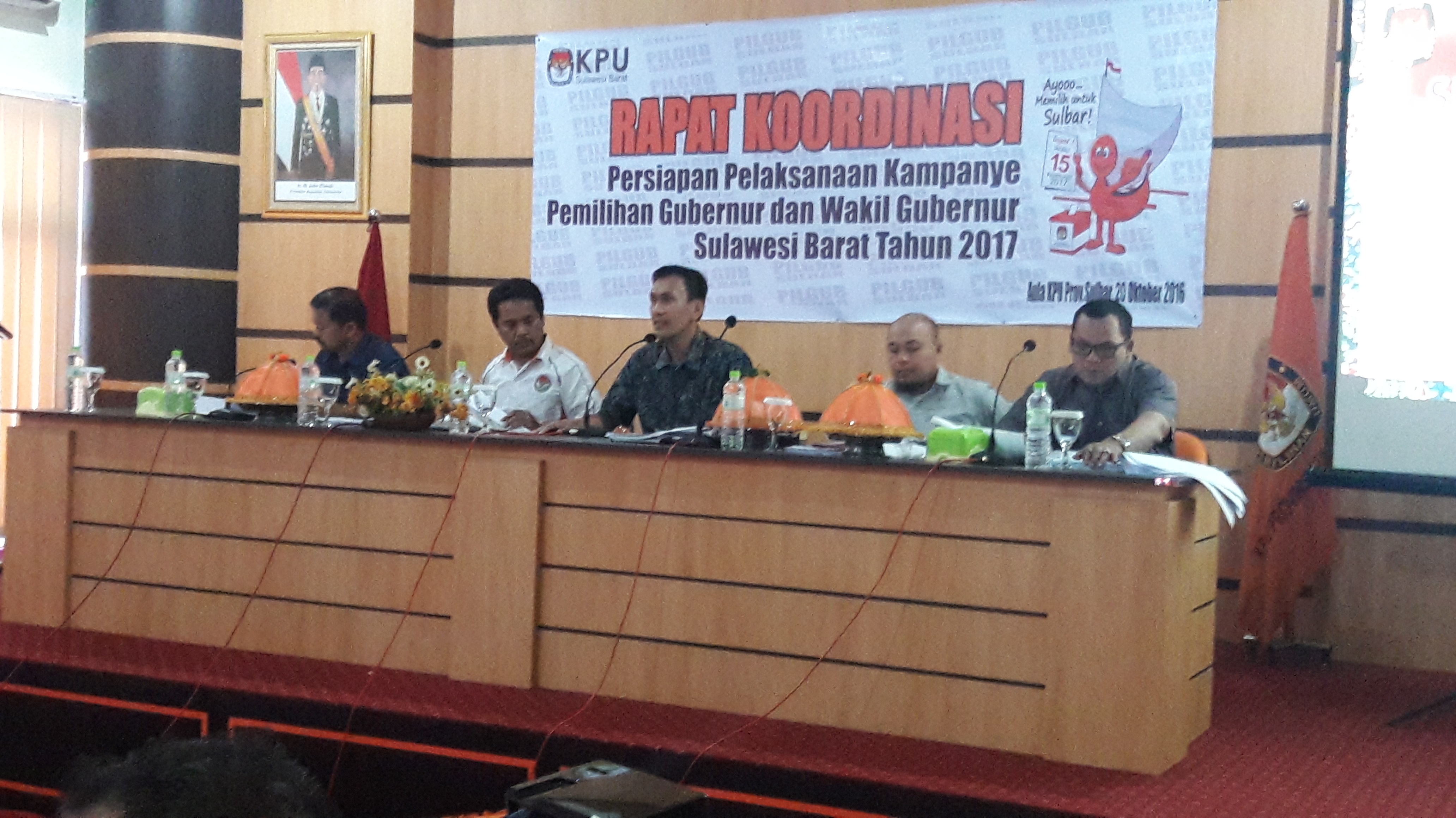 Hasil Rapat Koordinasi Pelaksanaan Kampanye Pilkada Sulbar