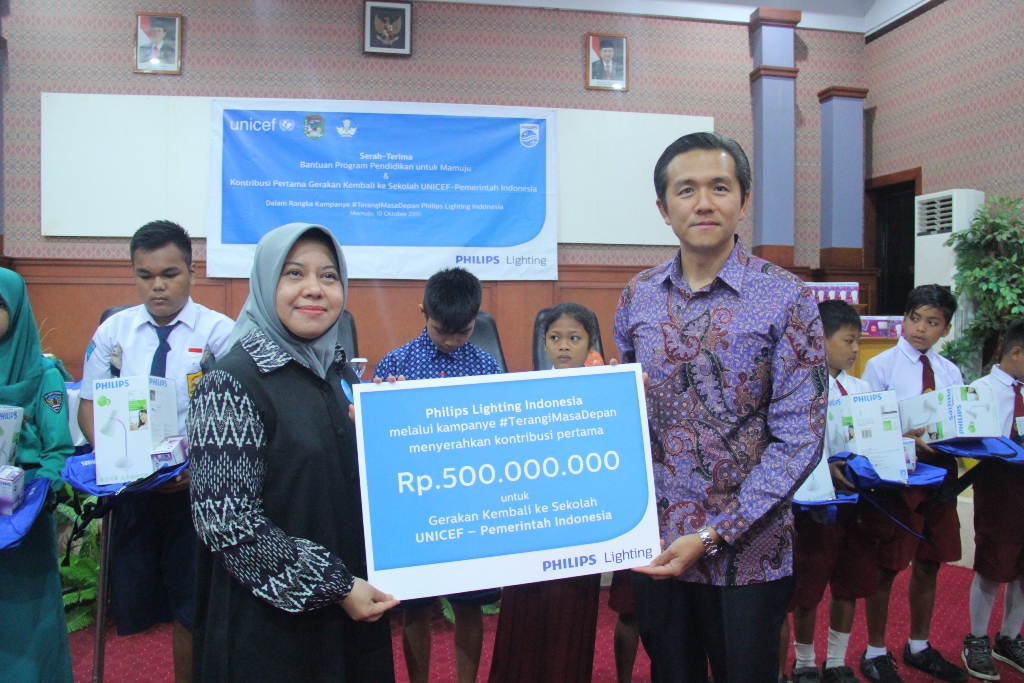 Ucapan Terimakasih UNICEF Kepada PT. Philips Indonesia