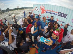 Ribuan Warga Padati Anjungan, Selfie Bareng SDK