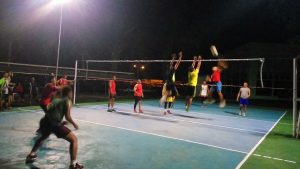 Klub Bola Volli Korem 142 Tatag Mamuju Sulbar Sparing Tanding dengan Klub Lokal