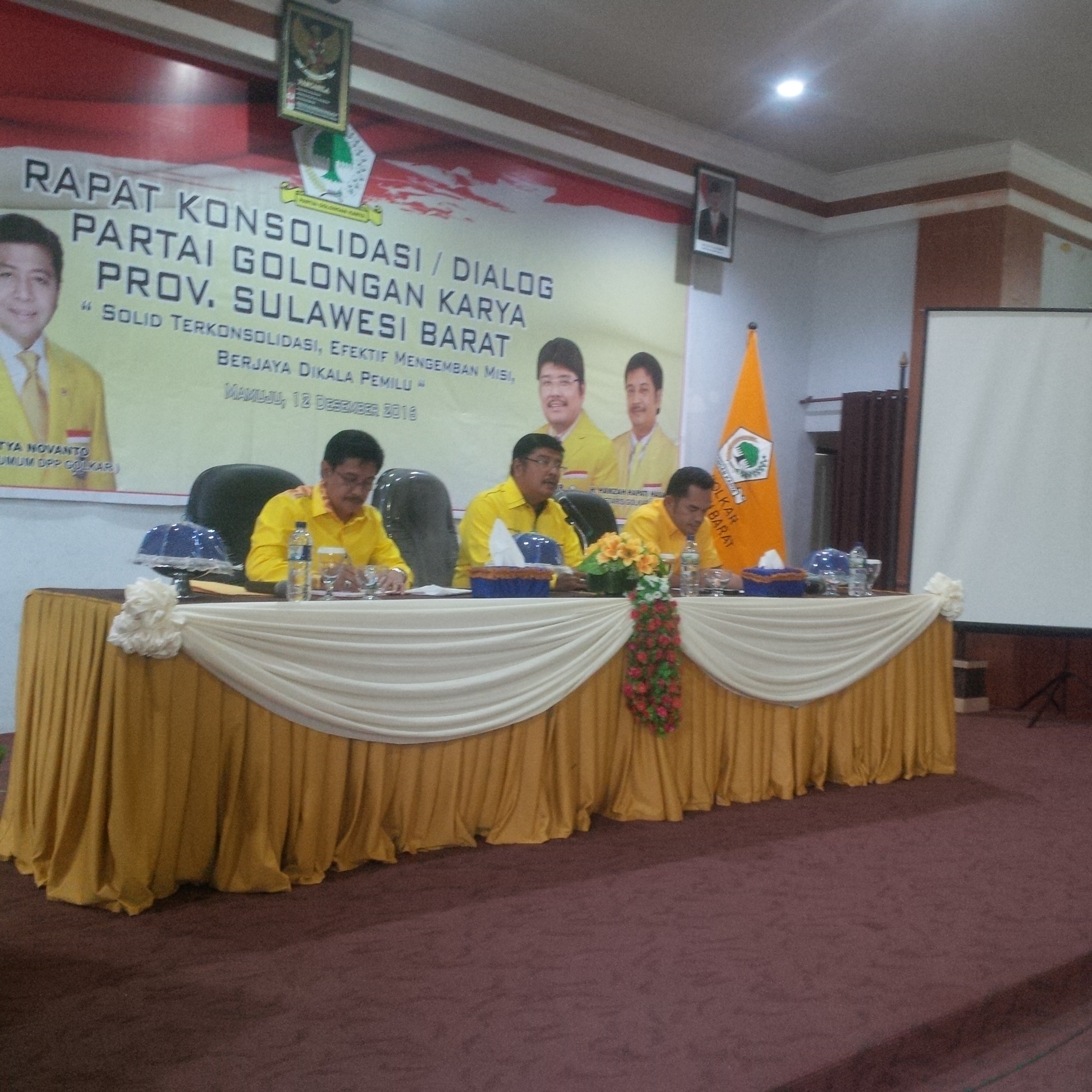 Hasanuddin Ditunjuk Jadi Ketua Pemenangan Pemilu Golkar Sulbar