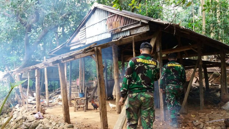 TMMD ; Kodim Pangkep Bedah Rumah