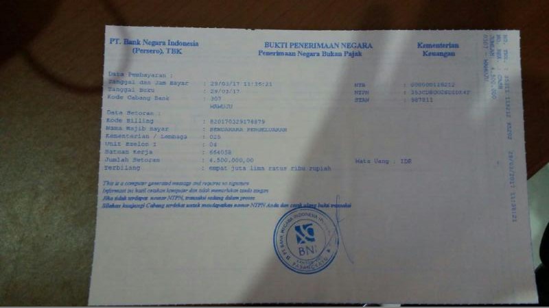 Tunjangan Fiktip MA Nurul Jadid di Kembalikan