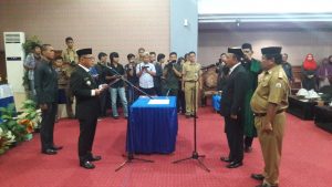 Suaib di Lantik Sebagai Sekda Mamuju Definitif