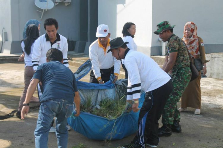 Jajaran Korem 142 Tatag Gelar Karya Bhakti Hut Kodam XIV Hasanuddin