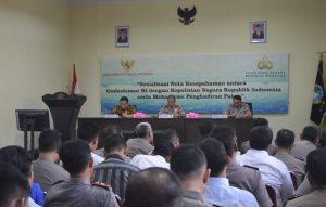 Ombudsman dan Polda Sulbar, Gelar Sosialisasi Mekanisme Jemput Paksa