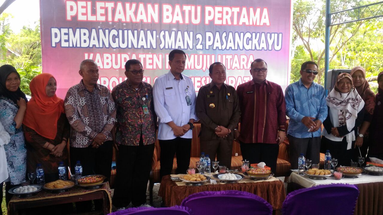 Ground Breaking Gedung SMA 2 Pasangkayu