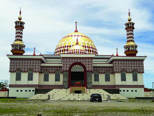 Masjid Al Madaniah Berasitektur Arab Turki.