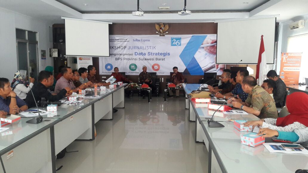 BPS Sulbar Gelar Workhshop Jurnalistik