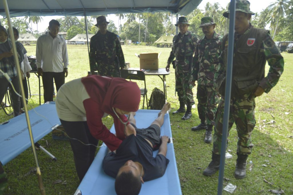 Korem 142 Tatag Simulasi Penangulangan Bencana Di Kalukku