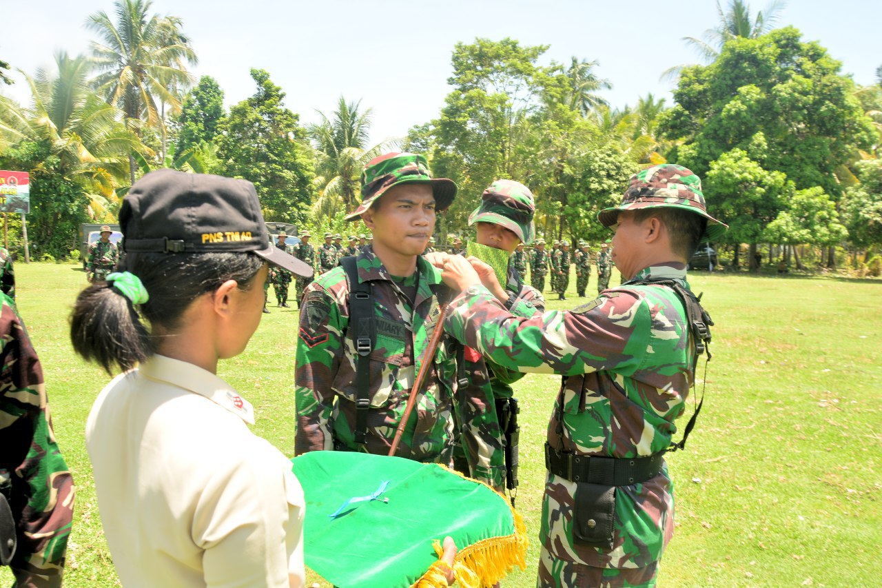 Dandim 1418 Mamuju Menutup Latihan Penanggulangan Bencana Korem 142 Tatag