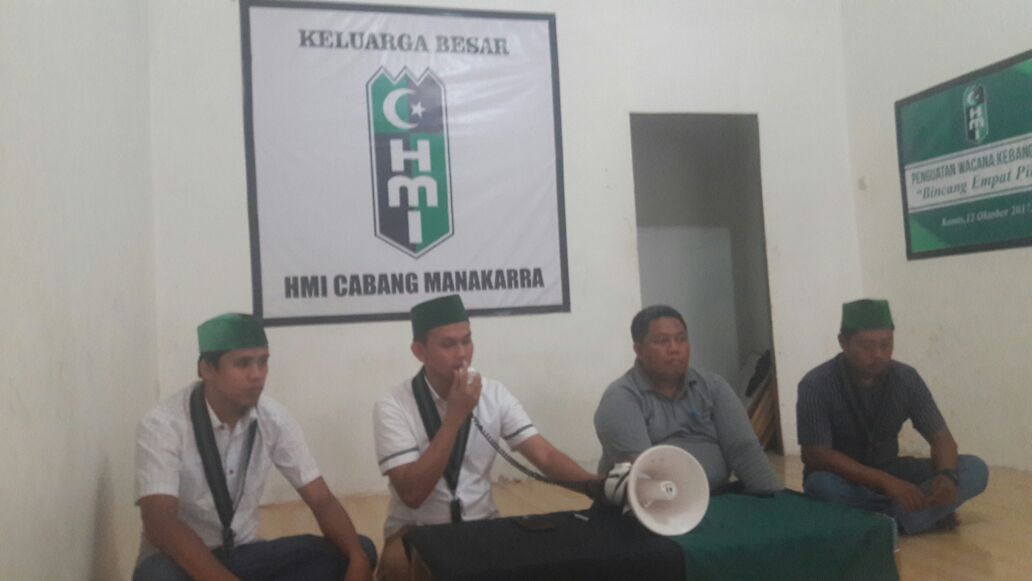 HMI Cabang Manakarra Klarifikasi Pemberitaan Sejumlah Media Yang Menyudutkan