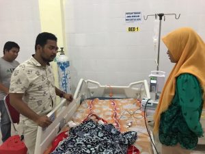 Afzal Mahfuz Bantu Penderita Gizi Buruk Asal Tapalang