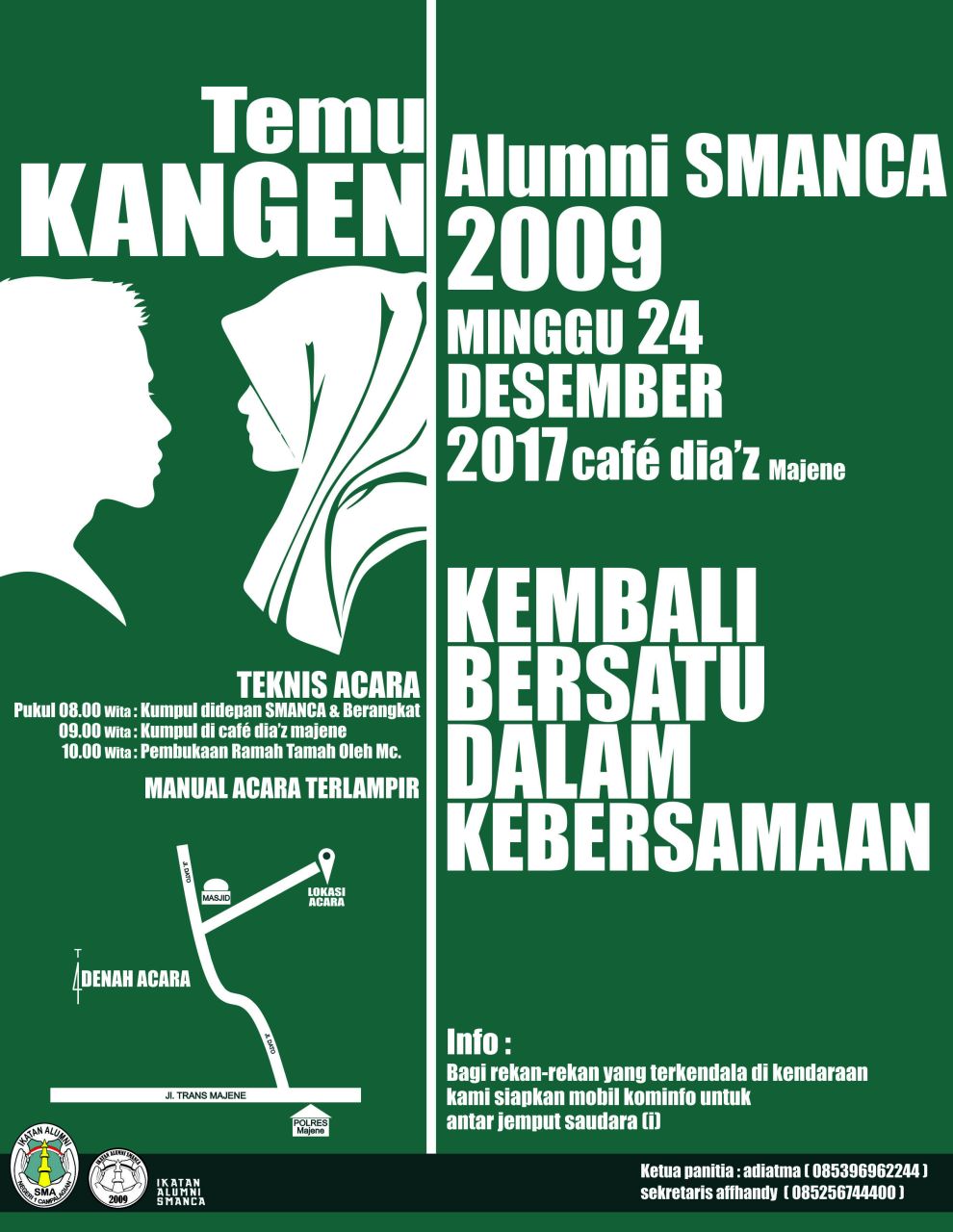 Temu Kangen SMANCA 09, Wadah Menyatukan Kebersamaan Para Alumni