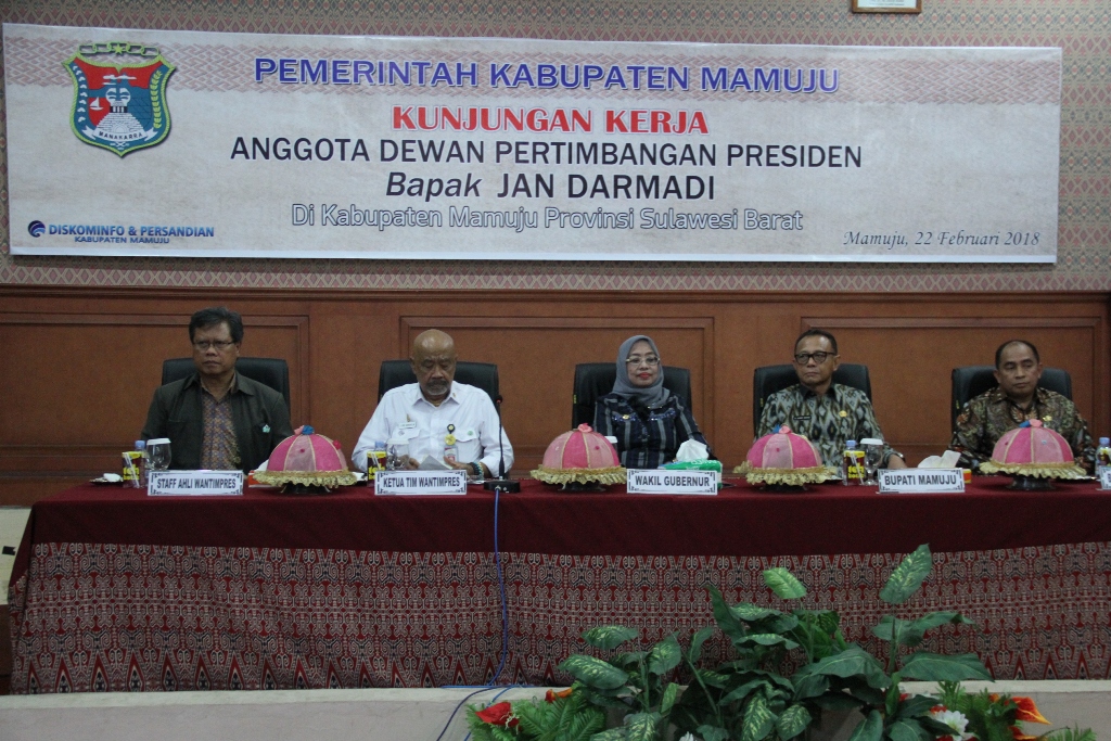 Dewan Pertimbangan Presiden Kunjungan Kerja Di Mamuju