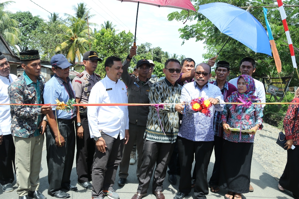 Jalan Dusun Sidal-Dato Sampaga Mulai Dilalui Warga