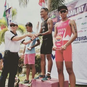 Prajurit Korem 142 Tatag Ukir Prestasi diajang Triathlon Internasional