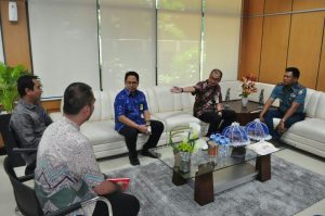 Danlantamal VI Kunjungan Kerja ke PT. Pertamina MOR VII Makassar