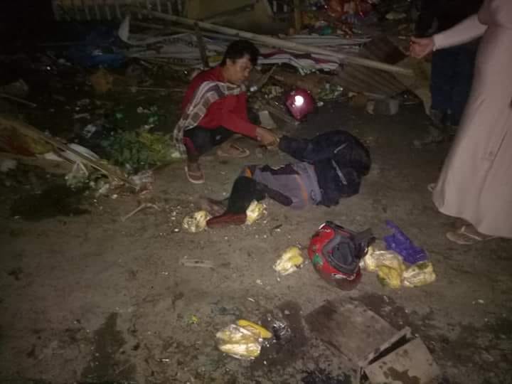 Laka Lantas di Pasar Wonomulyo, Satu Orang Meninggal Dunia