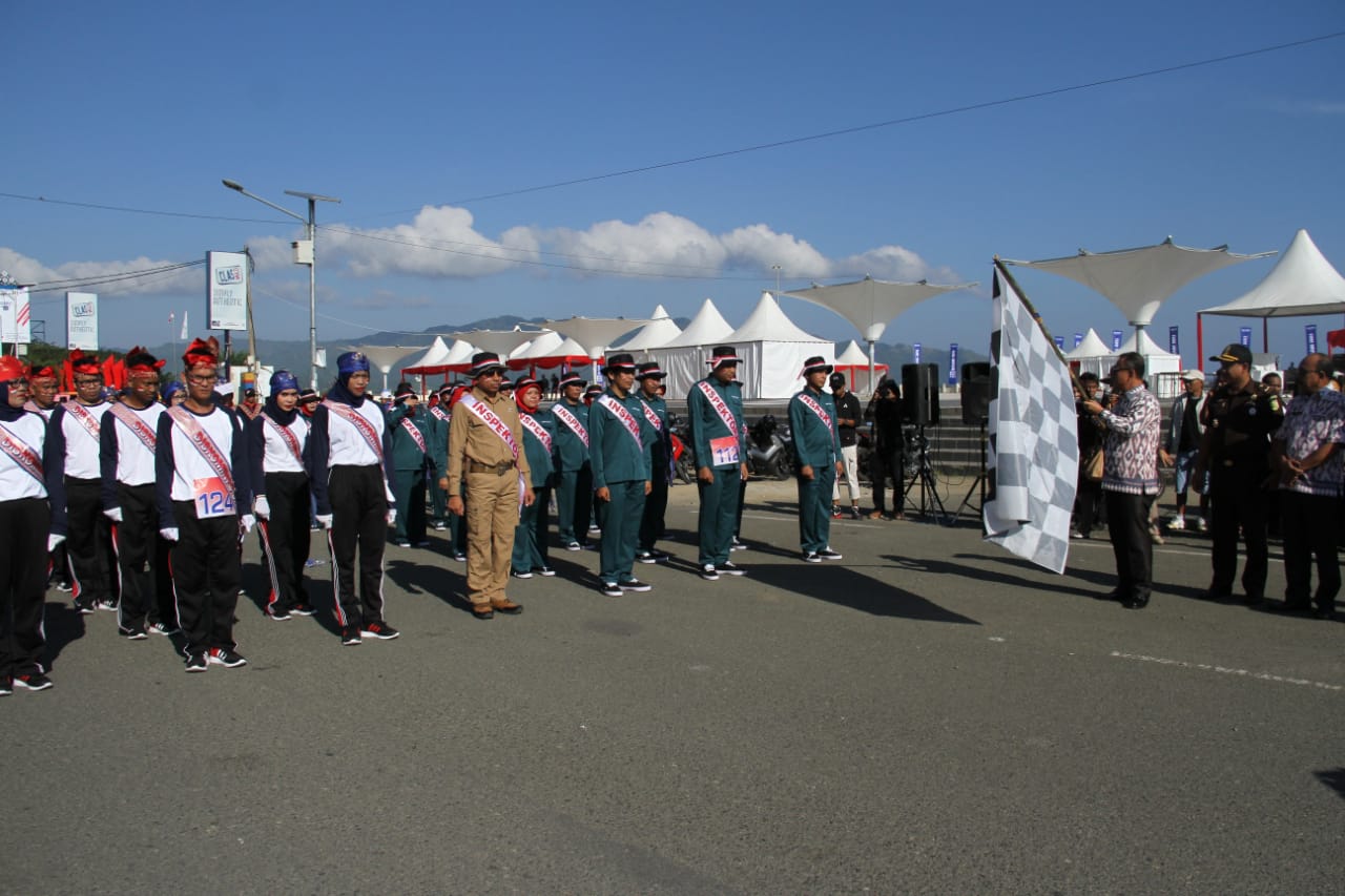 33 OPD Ramaikan Gerak Jalan Indah Jelang Hut RI Ke – 73