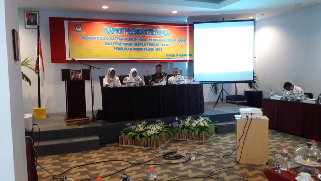 Penetapan DPT KPU Mamuju ditunda