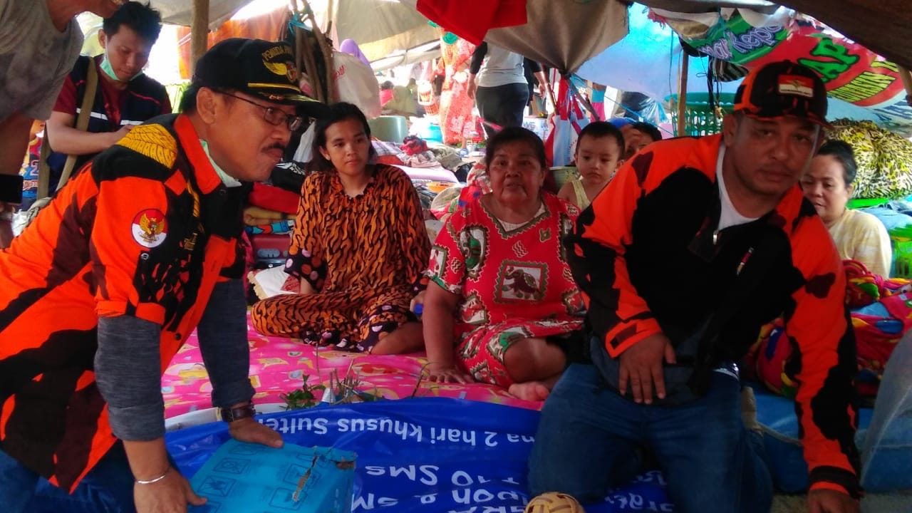 SDK Kunjungi Posko Pengungsian di Palu Barat