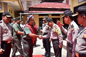 Pangdam XIV Hasanuddin Sambangi Mapolres Tanah Toraja