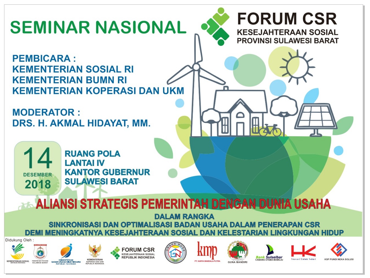IMG-20181209-WA0001 Seminar Nasional Forum CSR Kesos Sulbar 14 Desember 2018