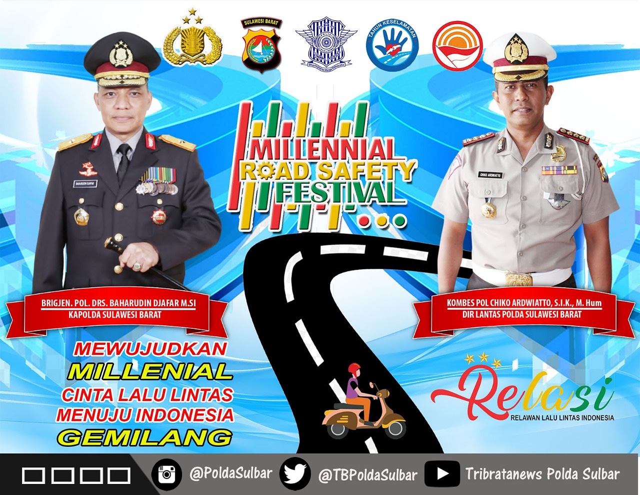 Millenial Road Safety Hadir Di Sulbar