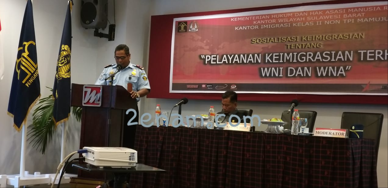 Imigrasi Mamuju Gelar Sosialisasi Pelayanan Keimigrasian