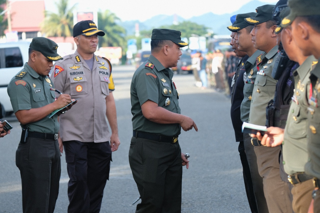 TNI/POLRI Laksanakan Apel Kesiapan Pengamanan Presiden RI