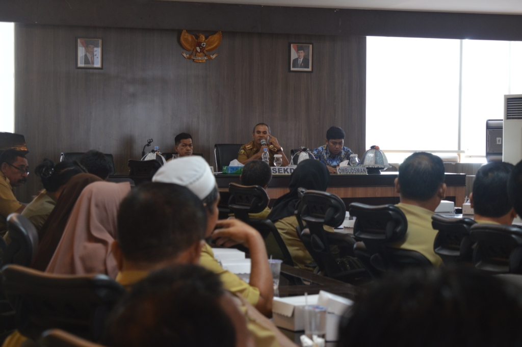 Evaluasi Rapor Merah, Pemprov Sulbar Hadirkan Ombudsman