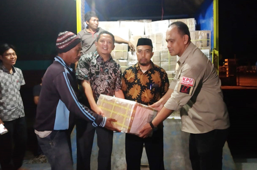 Surat Suara Pemilu 2019 Tiba Di Polman