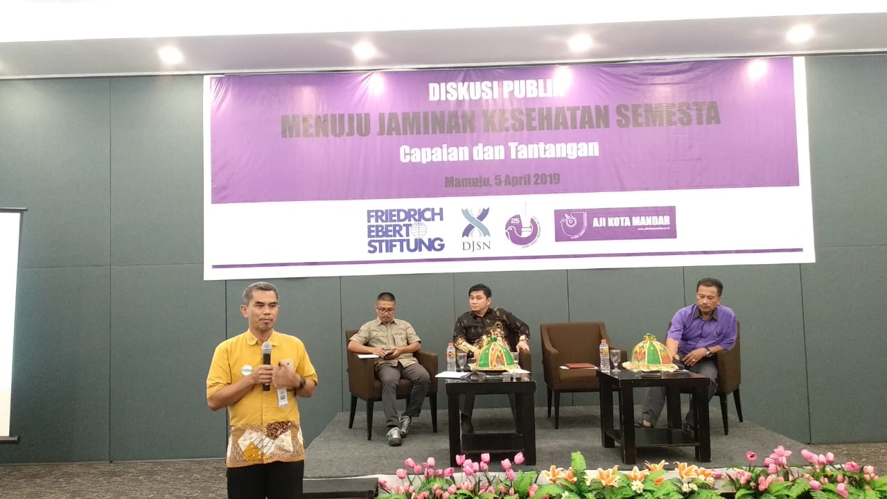 AJI Kota Mandar dan FES Gelar Diskusi Publik Jaminan Kesehatan