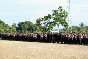 Lepas Personil BKO Pam TPS, Kapolda Sulbar Berikan Pembekalan.