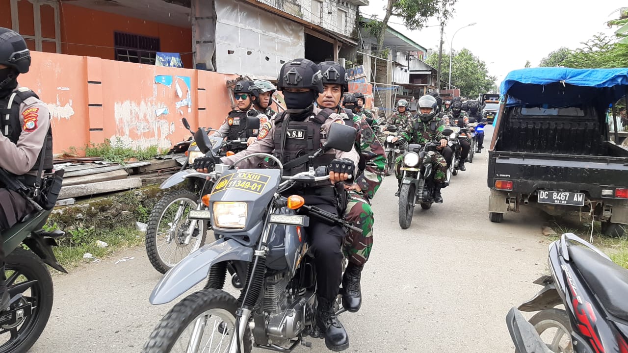 Patroli Tripatra, Polres Mamuju dan Kodim 1418 Siap Jamin Keamanan.