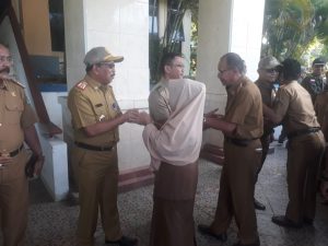 Halalbihalal Warnai Aktivitas Pemkab Mamuju di Hari Pertama Bekerja