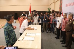Pemprov Komitmen Bersama Kepala Daerah se-Sulbar Berantas Korupsi