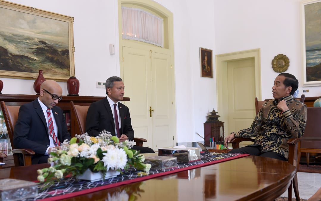 Terima Kunjungan Menlu Singapura, Presiden Bahas Persiapan Leader's Retreat