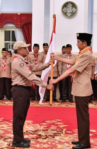 Presiden Lepas Kontingen Gerakan Pramuka untuk Ikuti Jambore Kepanduan Dunia XXIV di AS