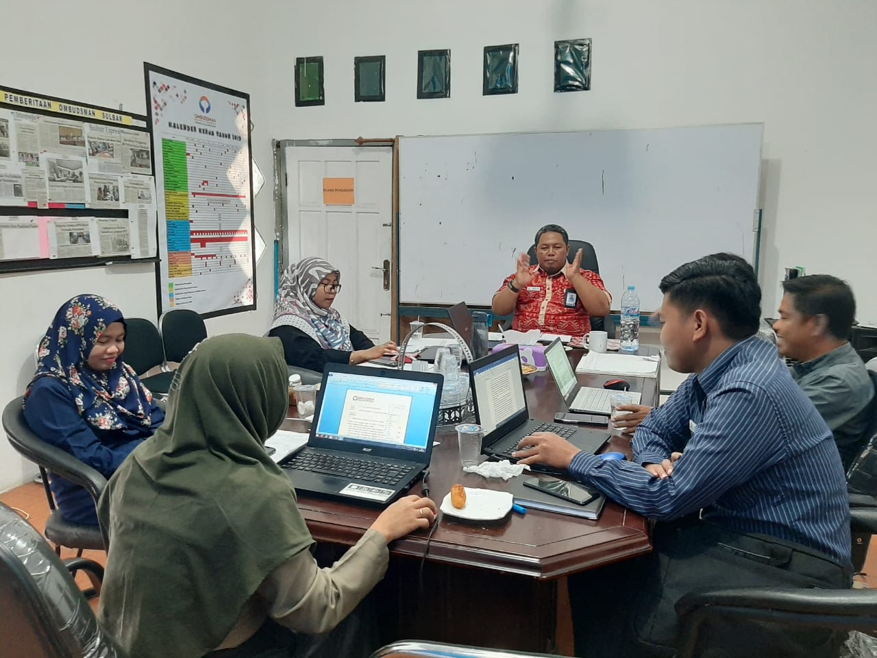 Bahas Pengaduan Masyarakat Tim PVL Ombudsman Rapat Internal