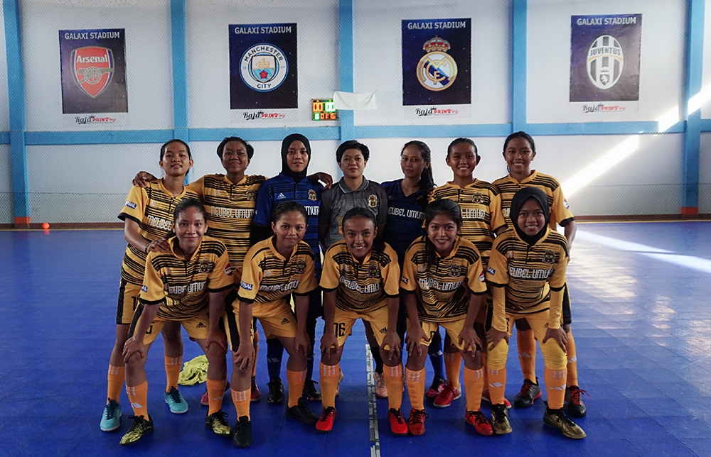 Hadapi Semifinal Linus di Purwokerto Tim Futsal Putri Mas Umum Mamuju Giat Latihan