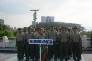 Korem 142/Tatag Ikuti Porseni Hari Jadi Sulbar Ke 15