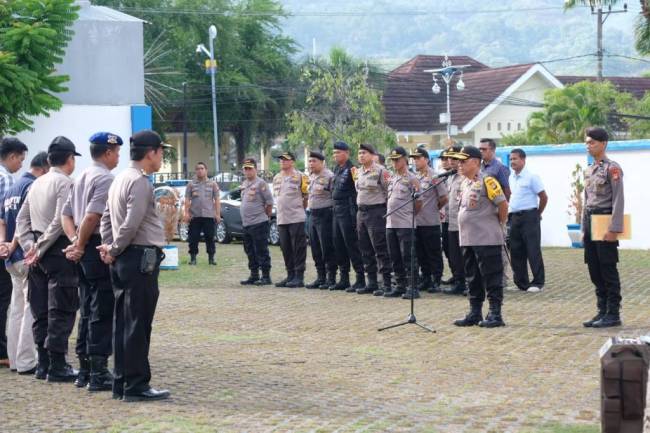 Polda Sulbar Gelar Apel Siaga Satu Antisipasi Perkembangan Sitkamtibmas