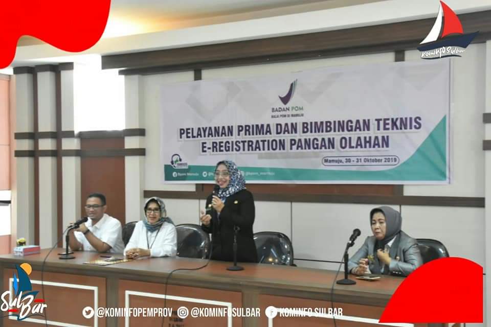 BPOM di Mamuju Bimtek 12 Unit Pelaku Usaha