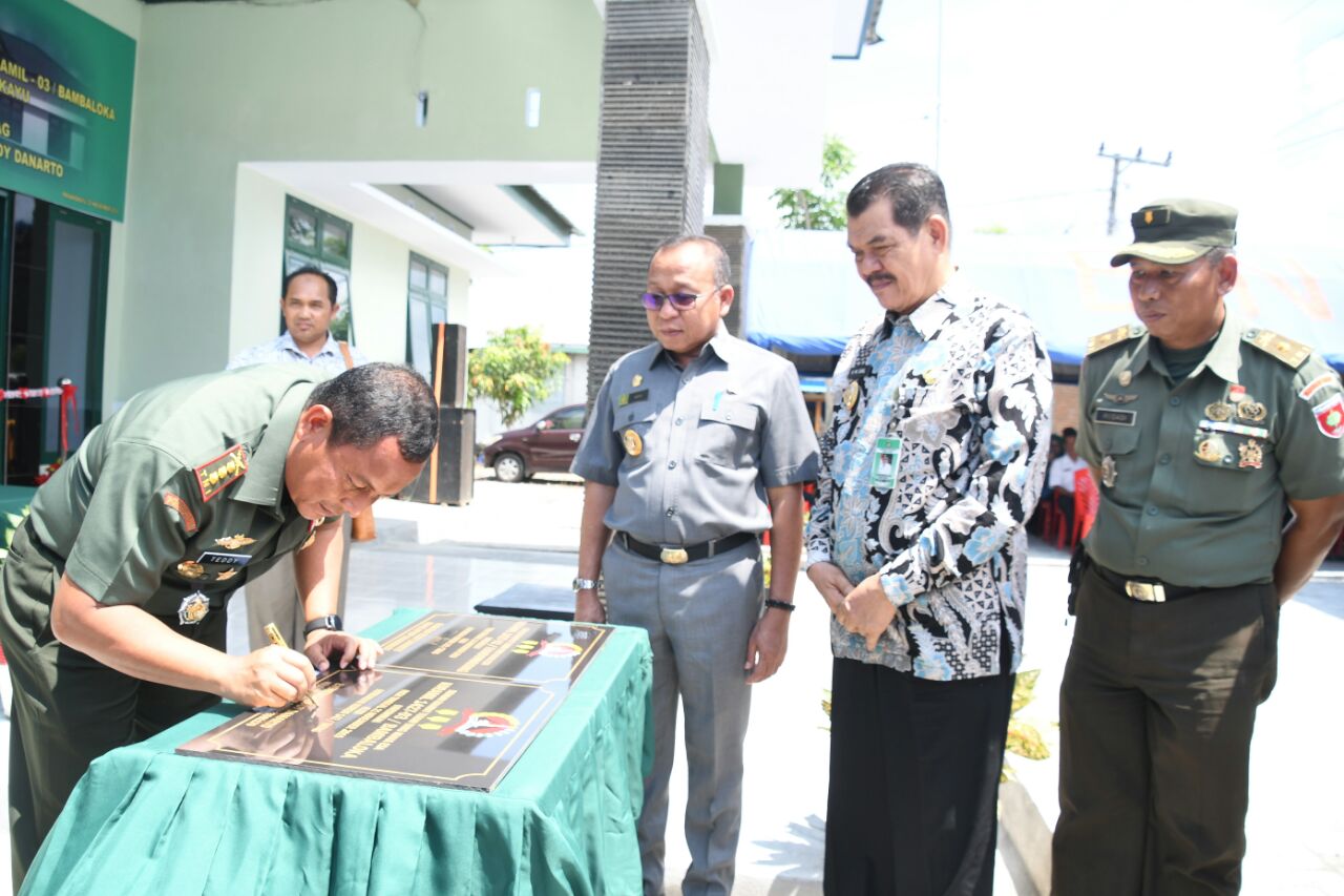 Danrem 142/Tatag Resmikan 2 Kantor Koramil di Pasangkayu