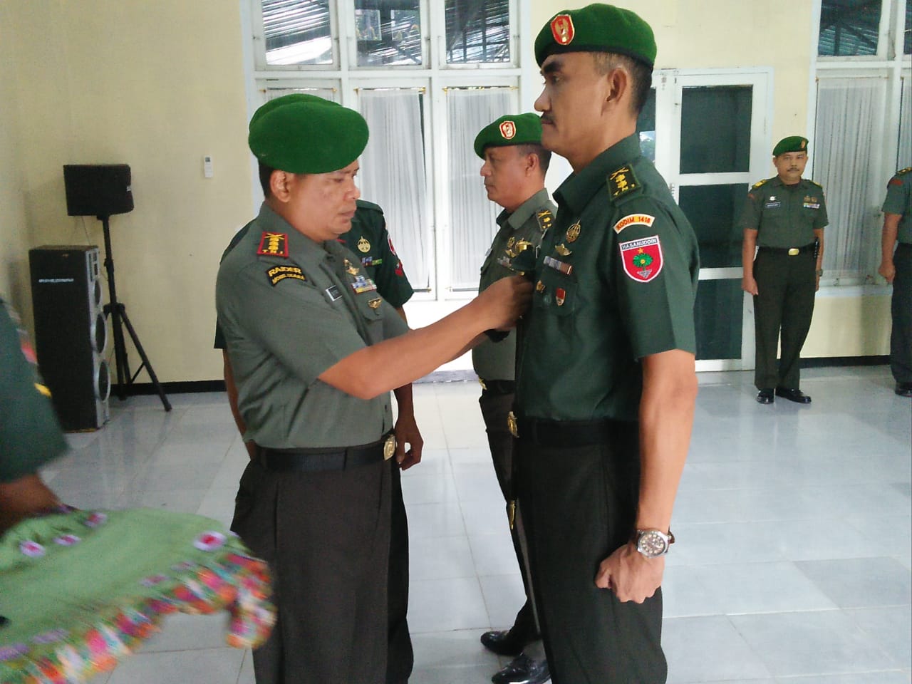 Letkol Inf. Agussalim, SH Kasdim 1418/Mamuju yang baru
